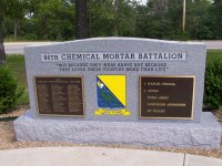 Memorial to 84th Cml Mortar Bn – click to enlarge